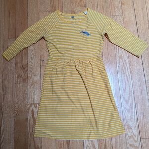 Old Navy Yellow Striped Kids Dress
